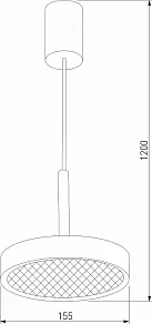 Подвесной светильник Elektrostandard Plate a065413