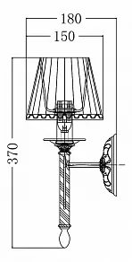 Бра Maytoni Sunrise ARM290-01-G