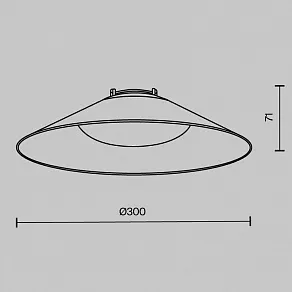 Подвесной светильник Maytoni Campana TR127B-12W4K-B
