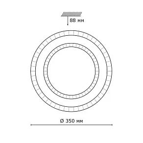 Накладной светильник Odeon Light L-VISION 7174/15WLA