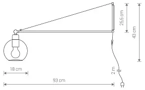 Бра Nowodvorski Crane 9374