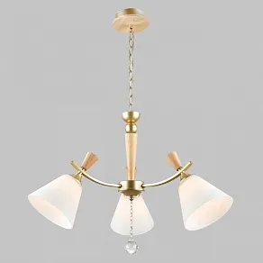 Подвесная люстра Imex MD.6132 MD.6132-3-P-GD+WOOD