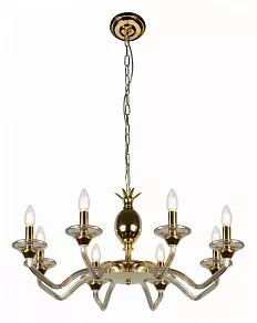 Подвесная люстра iLamp Flo YT2049-8 GD+COG