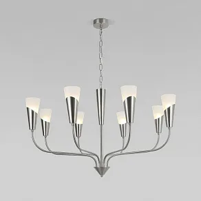 Подвесная люстра Eurosvet Rhyton 60167/8 никель