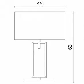 Настольная лампа декоративная Divinare Porta 5933/01 TL-1