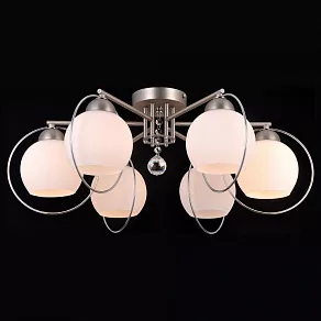 Потолочная люстра Natali Kovaltseva Sphere II SPHERE II 81051-6C SATIN NICKEL
