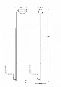 Торшер Freya Mallow FR5228FL-01C