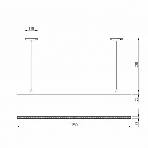 Подвесной светильник Elektrostandard Slim Magnetic a064806