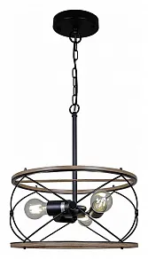 Подвесная люстра ILLUMICO WOOD IL1008-3P-05 BK WOOD