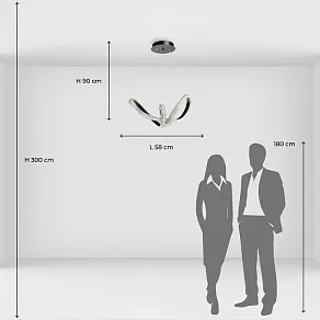Подвесной светильник De City Оскар 510016101