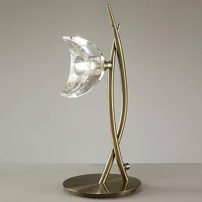 Настольная лампа декоративная Mantra Eclipse Antique Brass 1479