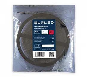 Лента светодиодная ELFLED  ELF-600SMD2835-IP68-W