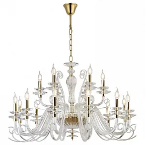 Подвесная люстра Newport ANNABELLE 8576+12/C gold polished