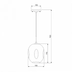 Подвесной светильник Eurosvet Mill 50195/1 золото