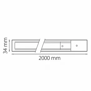 Трек накладной Lightstar Barra 502028-T