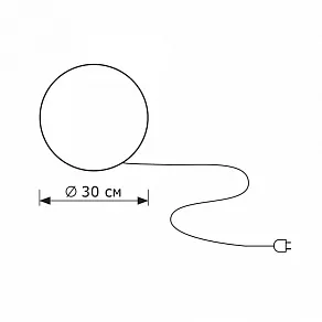 Шар световой Lighthall Breeze 30 LH042002