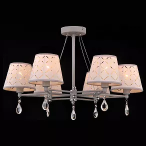 Люстра на штанге Natali Kovaltseva Lisbon LISBON 81054-6C STAIN GRAY