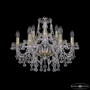 Подвесная люстра Bohemia Ivele Crystal 1409 1409/6+3/195 G