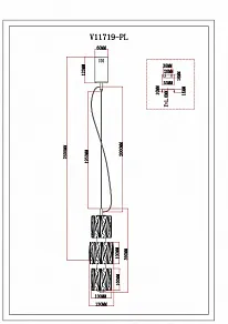 Подвесной светильник Moderli Prismique V11719-PL