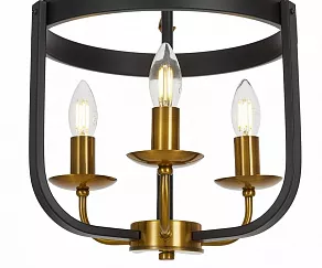 Подвесная люстра LUMINA DECO Berling LDP 8024-3 BK+MD