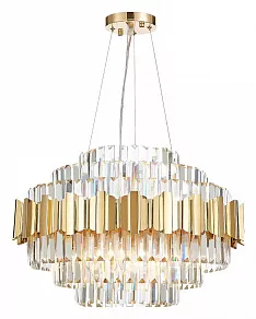Подвесная люстра Natali Kovaltseva Ruby RUBY 81442/10C GOLD