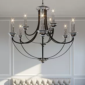 Подвесная люстра Eurosvet Lazzaro 60098/9 хром