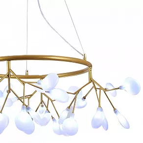 Подвесная люстра Natali Kovaltseva GRACE GRACE 75125/12С GOLD SATIN