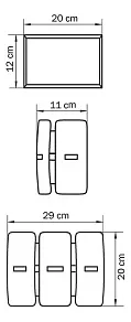 Накладной светильник Lightstar Lamella 801616