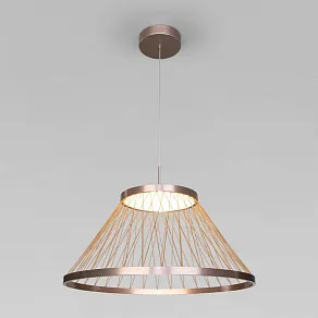 Подвесной светильник Eurosvet Cesta 40017/1 LED коричневый