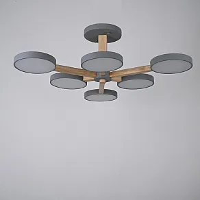 Люстра на штанге Imperiumloft TURNA Gray TURNA-B01