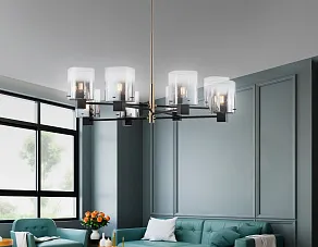 Люстра на штанге Ambrella Light HIGH LIGHT LH57043