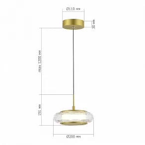 Подвесной светильник ST-Luce FRITTELA SL6239.203.01