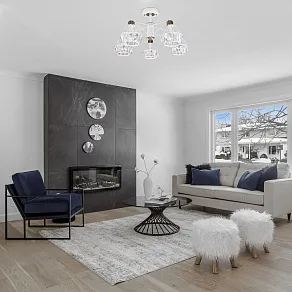 Люстра на штанге Eurosvet Lord 70075/5 белый