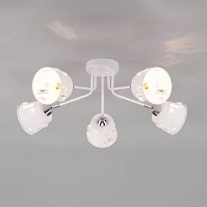 Потолочная люстра Eurosvet Benna 70105/5 белый