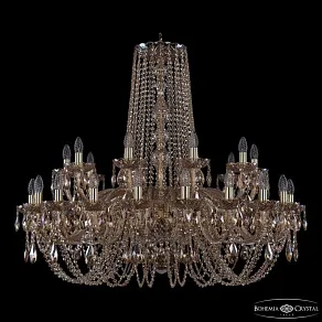 Подвесная люстра Bohemia Ivele Crystal 1402 1402/20+10/400 G M721