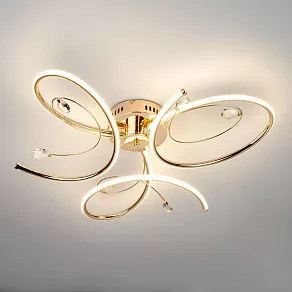 Потолочная люстра Eurosvet Saona 90099/3 золото 54W