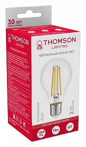 Лампа светодиодная Thomson Filament A60 E27 13Вт 4500K TH-B2368