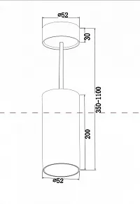 Подвесной светильник Maytoni FOCUS LED P071PL-L12B3K