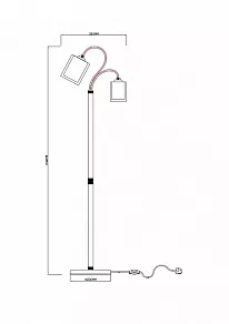 Торшер Escada Mell 10170/L