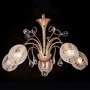 Подвесная люстра Eurosvet 70034 70034/5 золото