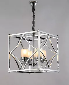 Подвесная люстра LUMINA DECO Quadrato LDP 1223-4 CHR