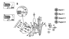 Бра Globo Rainbow 51530-1W
