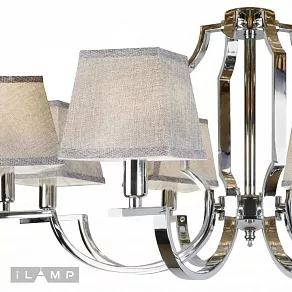 Подвесная люстра iLamp Hilton 6943-8 CR