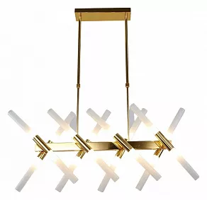 Люстра на штанге LUMINA DECO Alford LDP 6036-16 GD