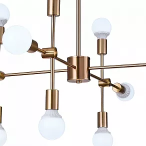 Люстра на штанге Natali Kovaltseva Loft Lux 2 LOFT LUX 75130/8C GOLD