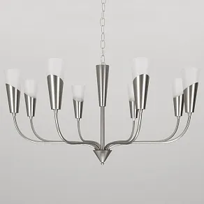 Подвесная люстра Eurosvet Rhyton 60167/8 никель