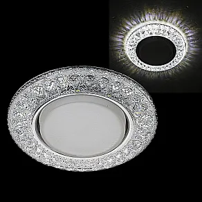 Встраиваемый светильник Reluce 53212 53212-9.0-001MN GX53+LED5W WH