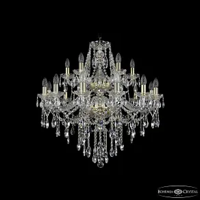 Подвесная люстра Bohemia Ivele Crystal 1415 1415/12+6/300/2d G