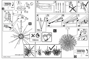 Подвесной светильник Eglo Vivaldo 1 39262
