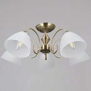 Люстра на штанге ILLUMICO  IL0897-5CSQ-26 AB ELITE
